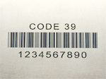 バーコードのレーザーマーキング